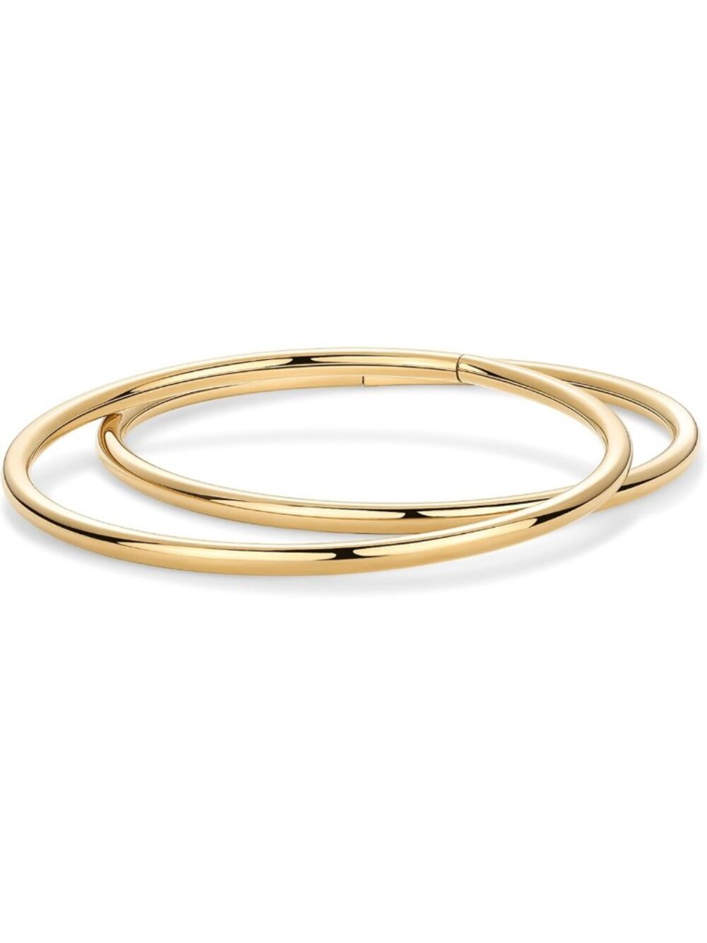 Waterproof 14K Gold Plated Stainless Steel Bangle Bracelet for Women - Stylish